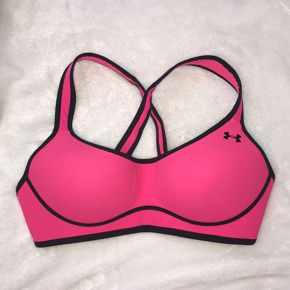 Under Armour Other - 🌿Under Armour Pink Compression Sports Bra 36B🌿